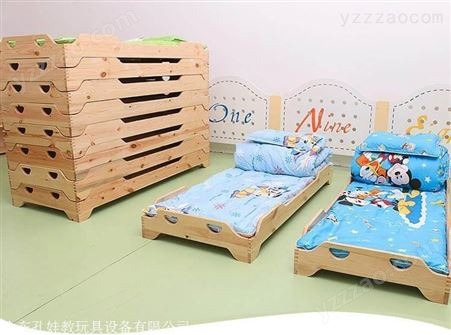 幼儿园午睡床 全实木叠叠床 幼儿园小床