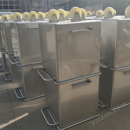 肉食厂小料车 旭菲机械 不锈钢桶车 304 201材质 来尺寸定制