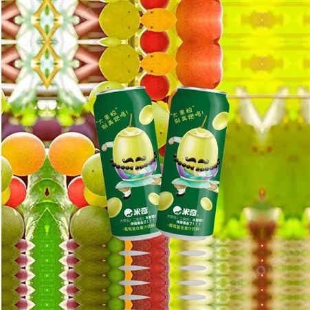 米奇大果粒复合果汁饮料易拉罐装商超货源代理