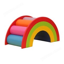 劲搏体育直供感统器材彩虹桥 儿童软式海绵组合 幼儿园教具玩具