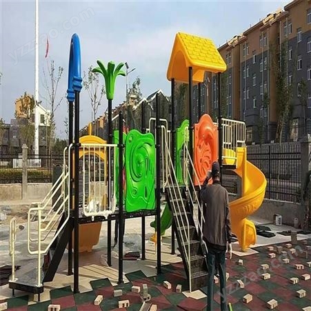 利华体育大型户外不锈钢滑梯儿童游乐场设备房产景区公园设施非标厂家