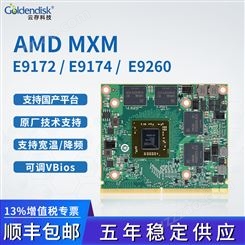 云存AMD MXM E9174/E9260/E9172显卡支持国产系统支持宽温降频适配