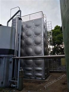 汉卡环保20立方不锈钢方形水箱定制 公寓楼耐高温易清洗水箱设备