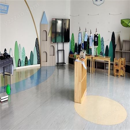 乾波 幼儿园专用PVC地板 安全无异味 防滑耐磨 质优价保