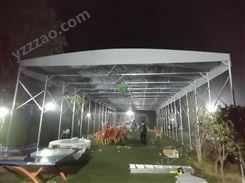 推拉蓬活动雨棚伸缩帐篷抗震防火环保节能达州