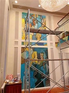 墙面绘画艺术彩绘壁画涂鸦设计服务专业美化空间环境