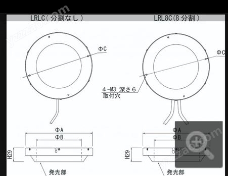 日本AITEC艾泰克低角度环形照明LRLC系列光源中国代理