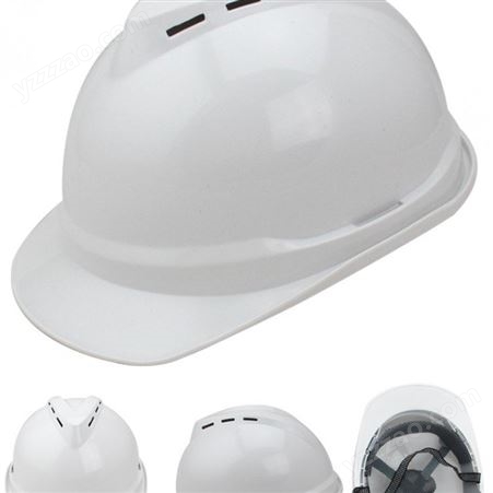 工地透气头盔工程施工劳保ABS安全帽 国标加厚可印字