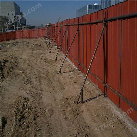 世腾可移动彩钢围挡、钢架PVC围栏耐腐蚀包安装