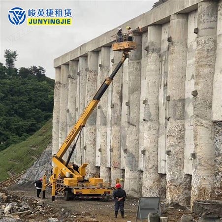 广西32米高空作业车出租  桥梁检测车 高空升降车租赁