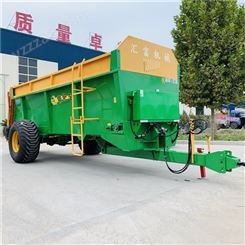 双竖绞龙肥料机 牵引式大型撒肥机 农家粪肥机