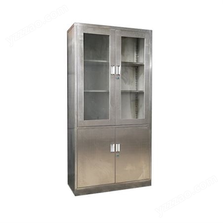 304不锈钢储物柜带抽屉 落地式收纳柜子 加厚定制三层加工