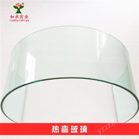 热弯钢化圆弧形玻璃幕墙制作的价格多少钱 弧形玻璃生产加工厂家