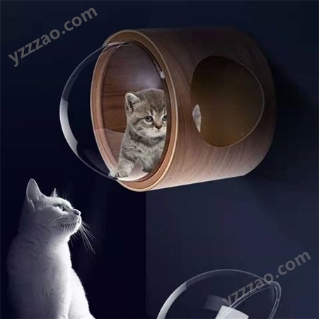 貓窩配件 高透明環保材料 太空艙 騰順生產定制