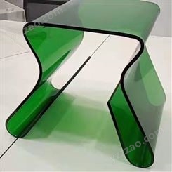 东莞飞剑简约亚克力休闲凳轻奢艺术化不规则透明有机玻璃凳