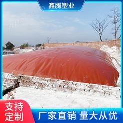 PVC储气袋全套设备养殖场红泥发酵沼气池鑫腾塑业