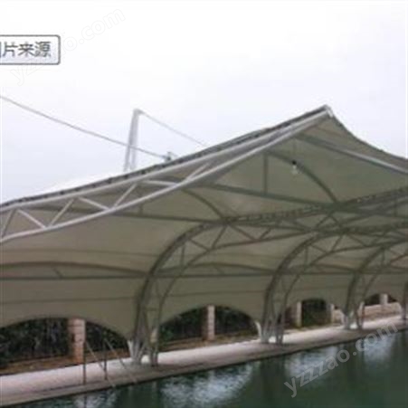刀锋 景区膜结构造型 抗震防雨系数高 选用高档防雨膜布材料