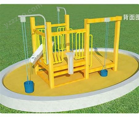 灵动玩沙设备-启蒙款户外沙池区戏水玩具儿童室外木质玩沙设备