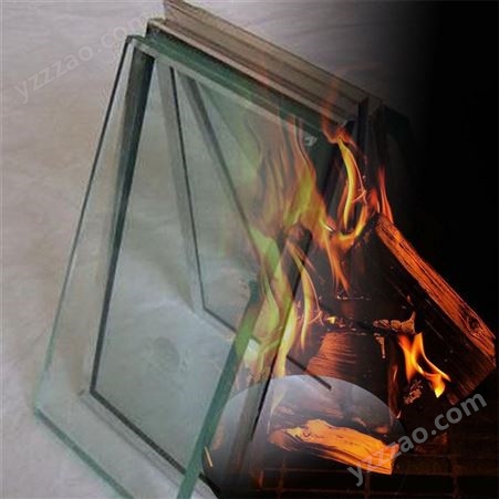 单片复合防火玻璃 厚度高 超白防火 耐火隔热性高 稳定性好 可定制