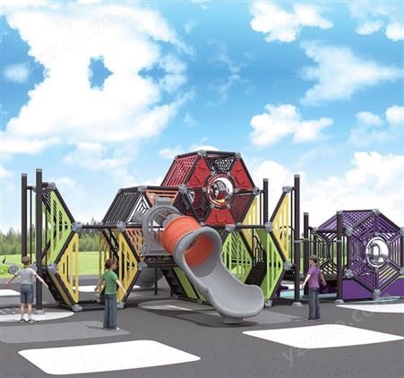 大型户外儿童乐园滑梯公园社区游乐场游乐设施