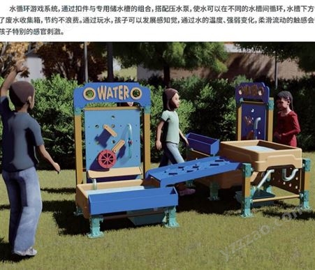 户外大型儿童木质玩水设备幼儿园戏水玩具系列