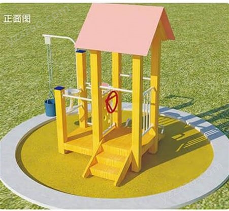 灵动玩沙户外沙池区戏水玩具儿童室外木质玩沙设备沙水游戏