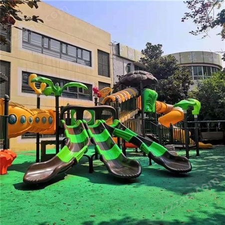 幼儿园玩具 户外大型滑梯组合 游乐设施木质拓展设施
