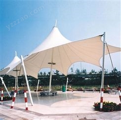 昆明景观膜结构厂家设计钢结构张拉膜定做停车棚定制直销帐篷厂