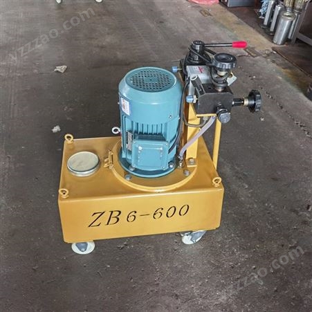 ZB4-630电动油泵 广东佛山 移动式油泵 建筑钢筋挤压 宇桥厂家直供