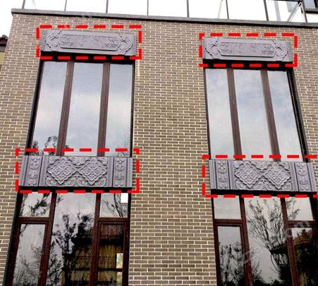铭墅GRC构件|EPS保温造型线条.外墙工程装饰材料厂家供应定制