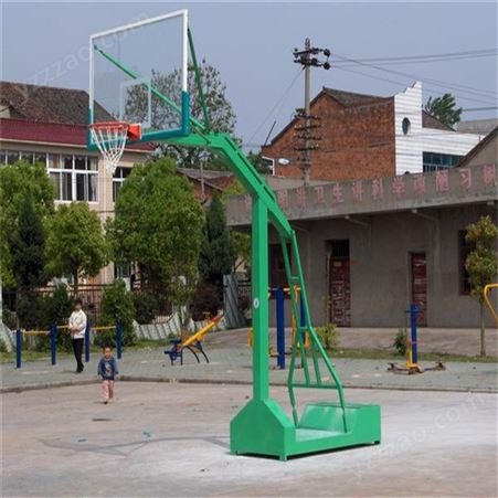 成人户外比赛学校落地式室外标准移动室内安全加固型篮球架靖奥