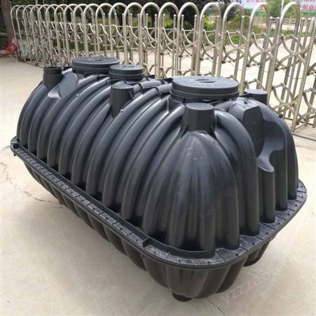 商洛农村改厕 塑料化粪池 塑料1.5立方三格一体式pe黑桶
