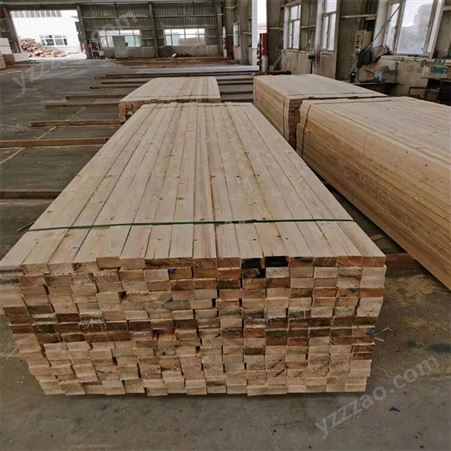 建亿建筑 建筑木方5*10 工地熏蒸烫标方木 实地商家 支持定制
