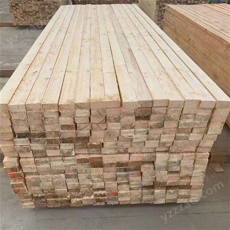 建亿建材 建筑木方 铁杉木方建筑工程 4*8不开裂耐腐蚀