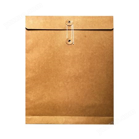 现货牛皮纸档案袋 A4文件袋 资料袋定制 可按需加印logo