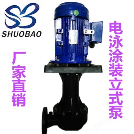 硕宝牌化工污水提升立式泵 11KW脱硫塔喷淋循环立式液下水泵