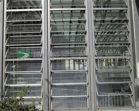 杭州绿牌建筑玻璃玻璃百叶窗  绿牌幕墙型玻璃百叶窗定制批发