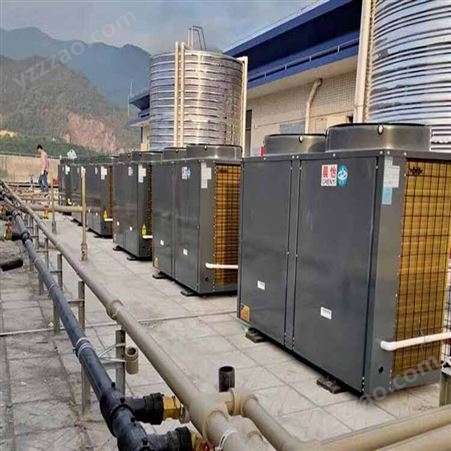 酒店工地学校空气源热泵热水设备 10P工程机组空气能热水器工程