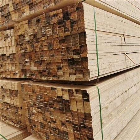工程建筑木方 良美建材 防腐木材加工厂 4*6白松方木
