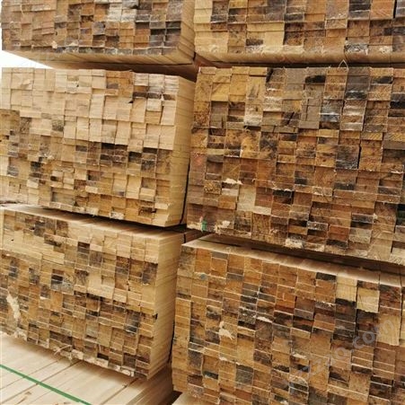 工程建筑木方 良美建材 防腐木材加工厂 4*6白松方木