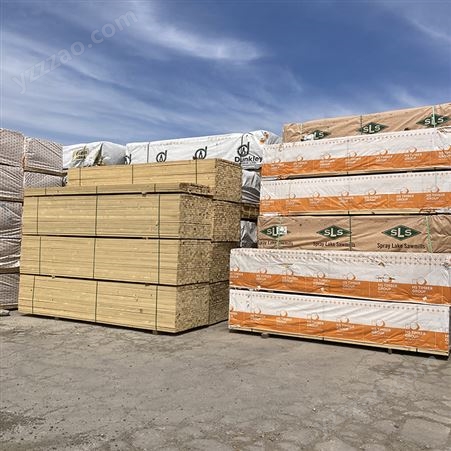 良美防腐木材加工厂 4×6建筑木方 白松木 可加工定制可咨询