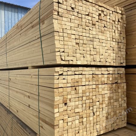 木方 5x7白松建筑方木 工地建设定制加工 良美木业
