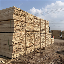 辐射松建筑木方 落叶松白松方木定制 木材加工厂 良美建材