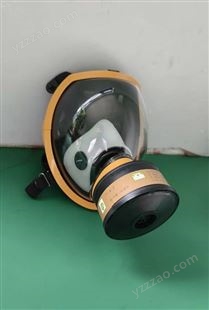 皓驹大视野防毒全面罩过滤式呼吸防护面具橡胶材质防毒装置