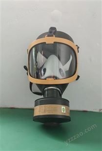 皓驹大视野防毒全面罩过滤式呼吸防护面具橡胶材质防毒装置