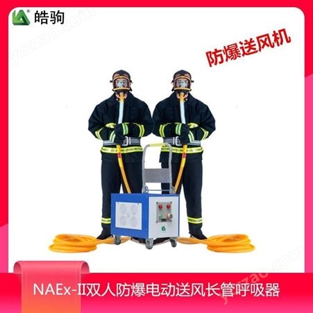 皓驹电动送风长管呼吸器防爆型风机空气呼吸器 NAEx-II四人