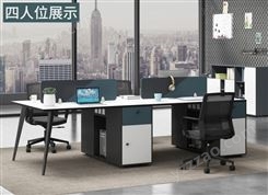 上海办公家具现代实木双人办公桌 屏风工位职员桌椅办公室桌子卡座电脑桌定制JY-WQ-093